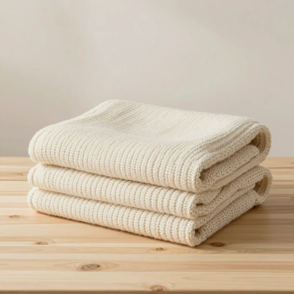 Chunky Merino Knit Throw