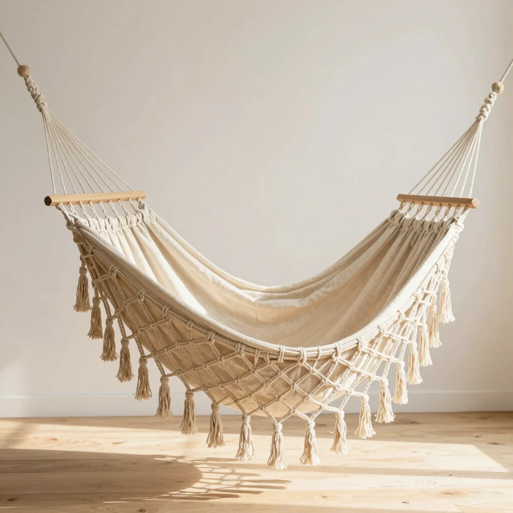 Woven Cotton Hanging Produce Basket